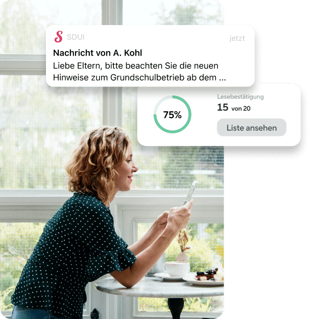 Die App für Grundschulen von Sdui – Newsbeiträge und Lesebestätigung