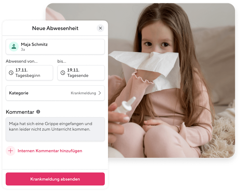 Die App für Grundschulen von Sdui – digitale Krankmeldungen