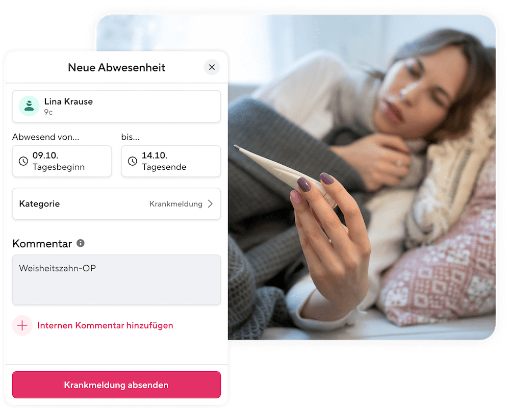 Die App für Schulen von Sdui - digitale Krankmeldungen