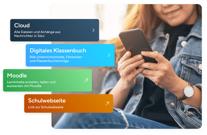 Die App für Schulen von Sdui - Mehr-Bereich