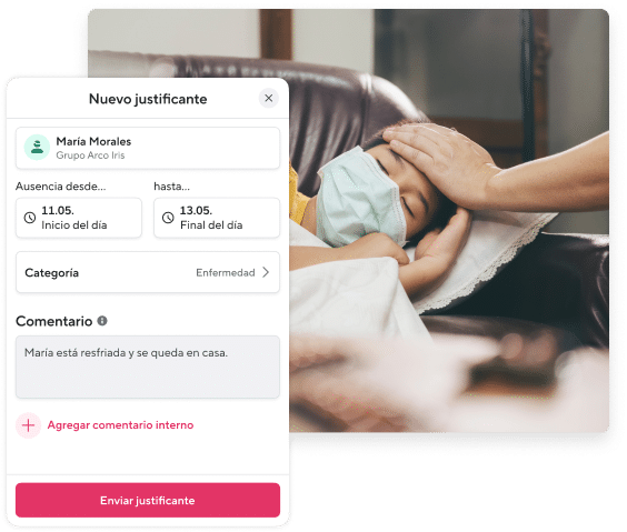 Die Kita App von Sdui - Krankmeldungen